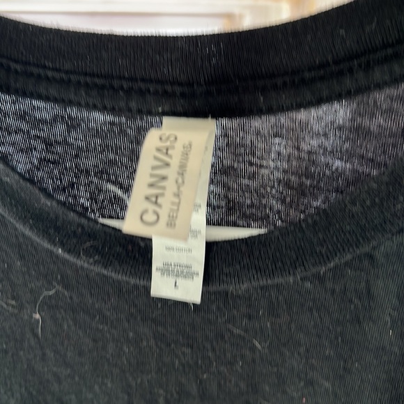 BELLA CANVAS LARGE BLACK GRAPHIC MENS TSHIRT - Picture 3 of 3